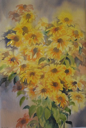 Fiori-gialli - cm 36 x 53 (d)